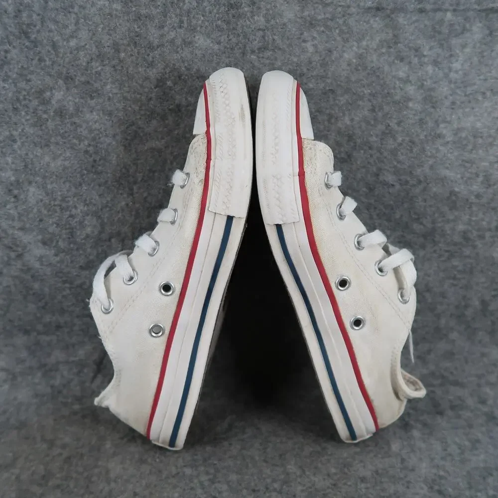 Converse Shoes Kids 2 Sneakers Casual All Star Trainers Canvas White Lace Up